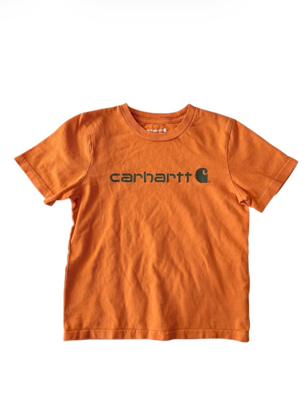 Carhartt Orange Kids Short-Sleeve Logo Tee